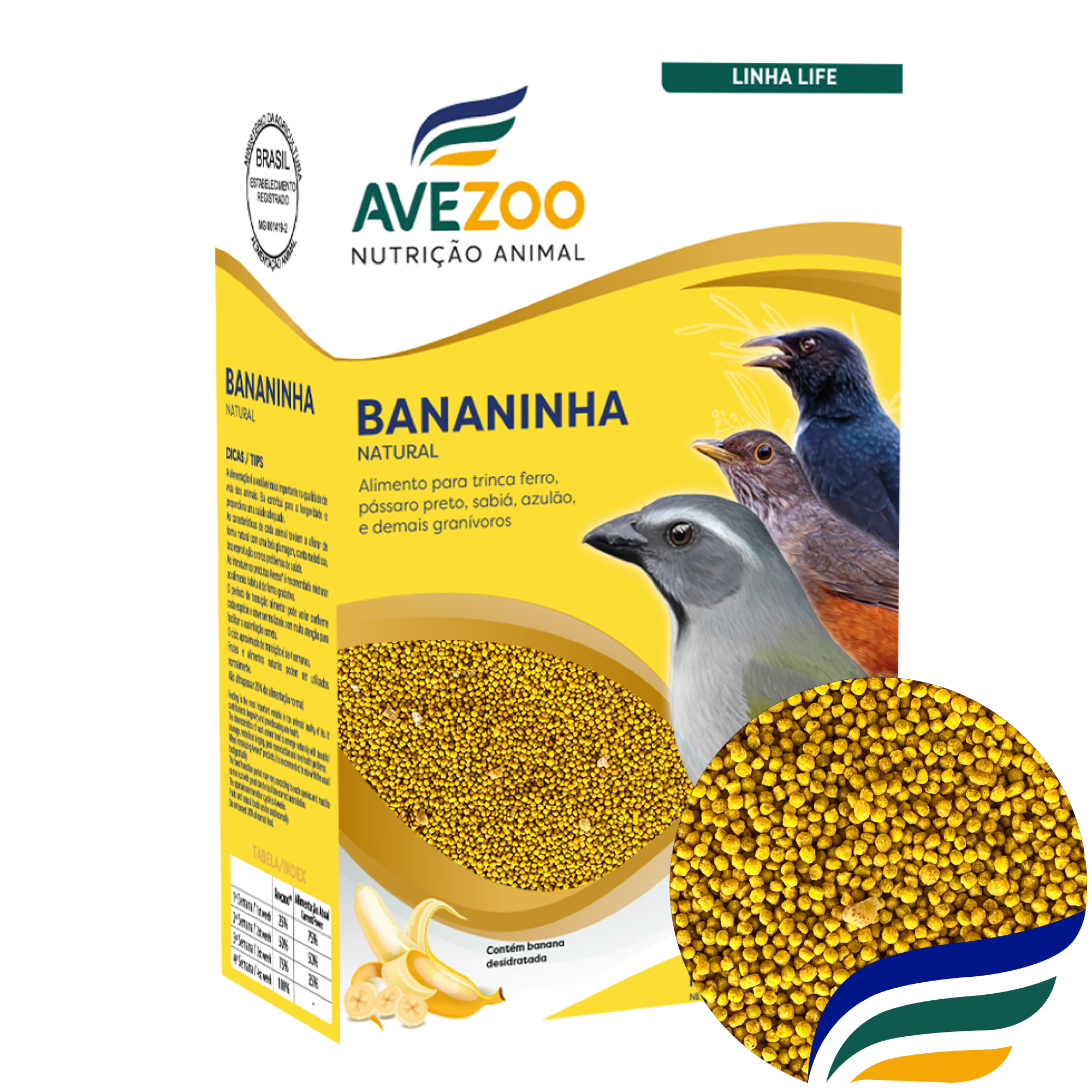 bananinha natural 400g