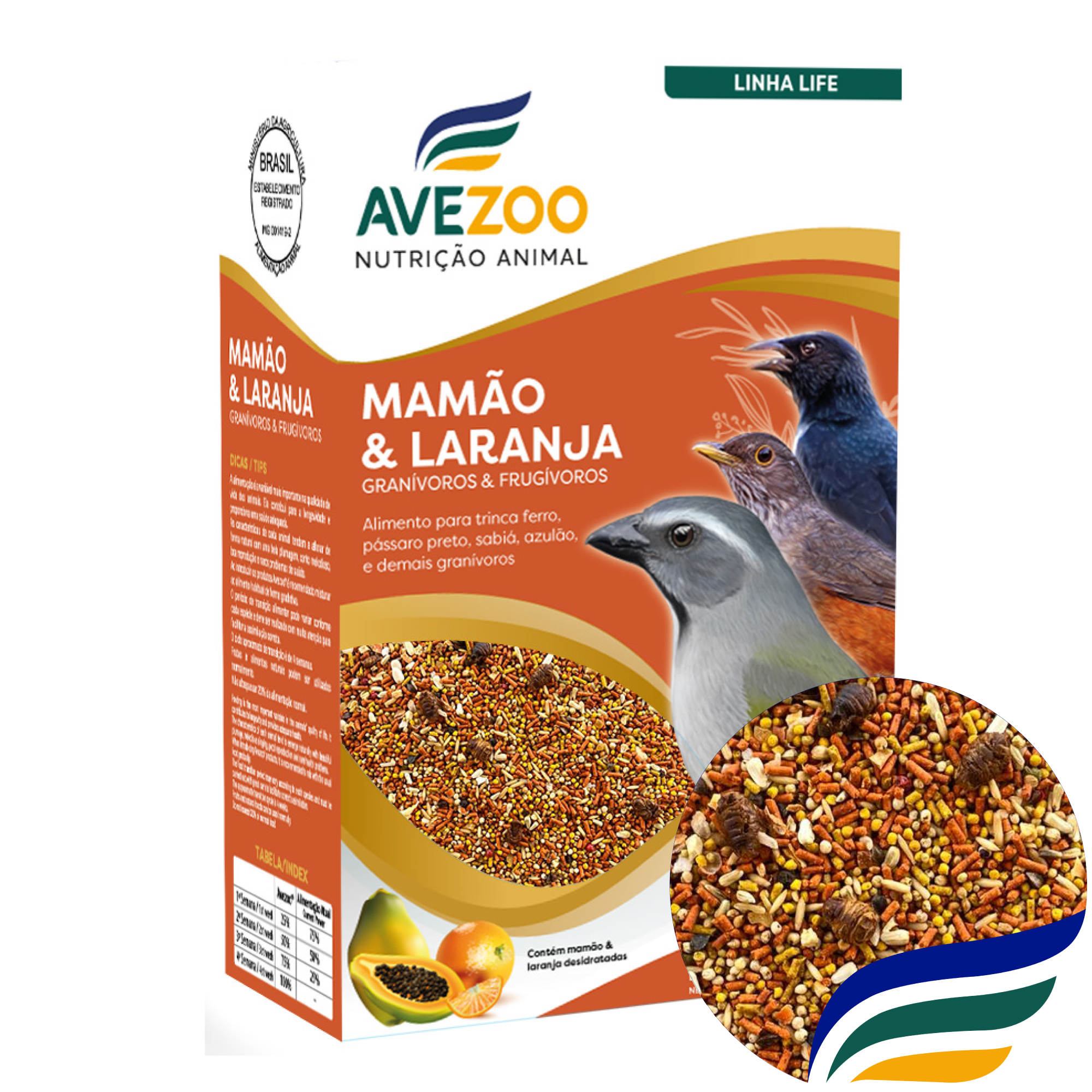 mamo & laranja 400g